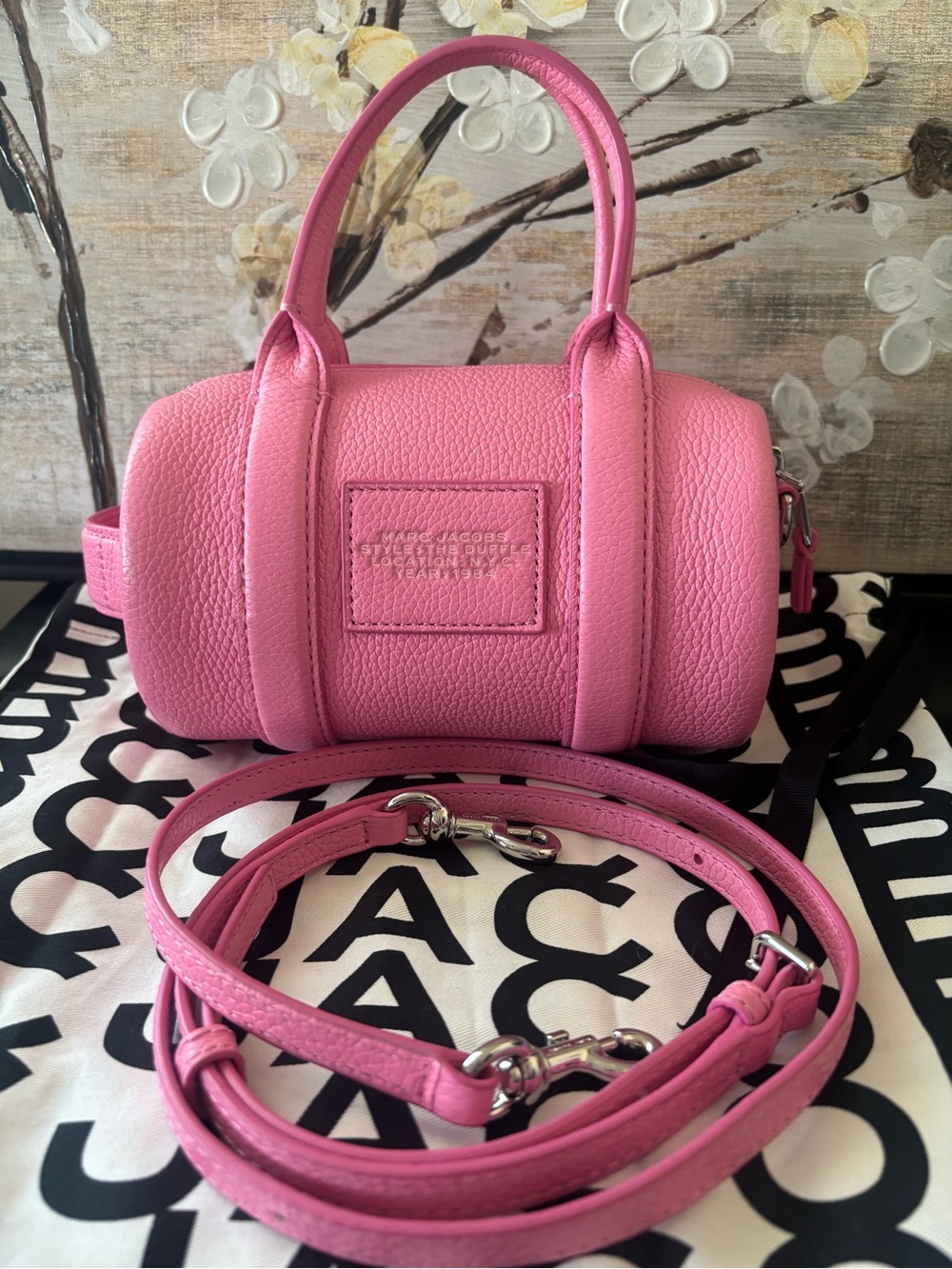 Marc Jacobs Pink The Duffle Mini Leather Satchel - Picture 6 of 14